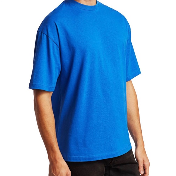 SOLD / Royal Blue Balenciaga Back Logo T-Shirt - Picture 4 of 7
